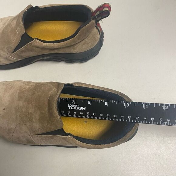 MERRELL Men’s Jungle Moc Dark Earth Nubuck Performance Footwear Size 10 - Picture 4 of 10